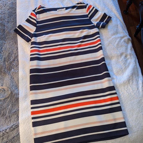 Reitmans Striped T-Shirt Dress - Picture 1 of 4